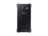 Луксозен твърд гръб ултра тънък кристално прозрачен оригинален EF-QA310 за Samsung Galaxy A3 2016 A310F графитен кант
